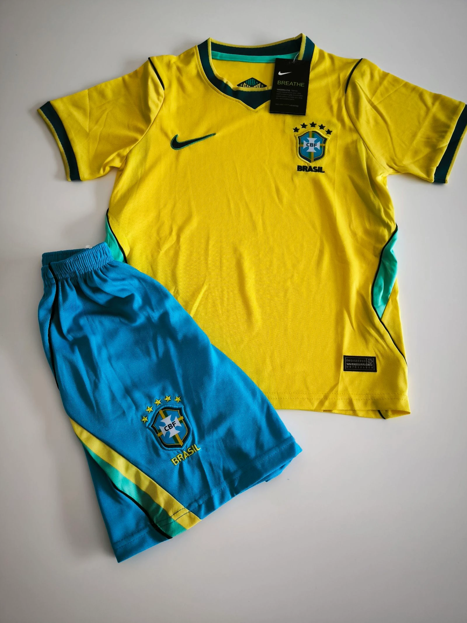 Conjunto de menino da seleção do Brasil - 6/7 anos
